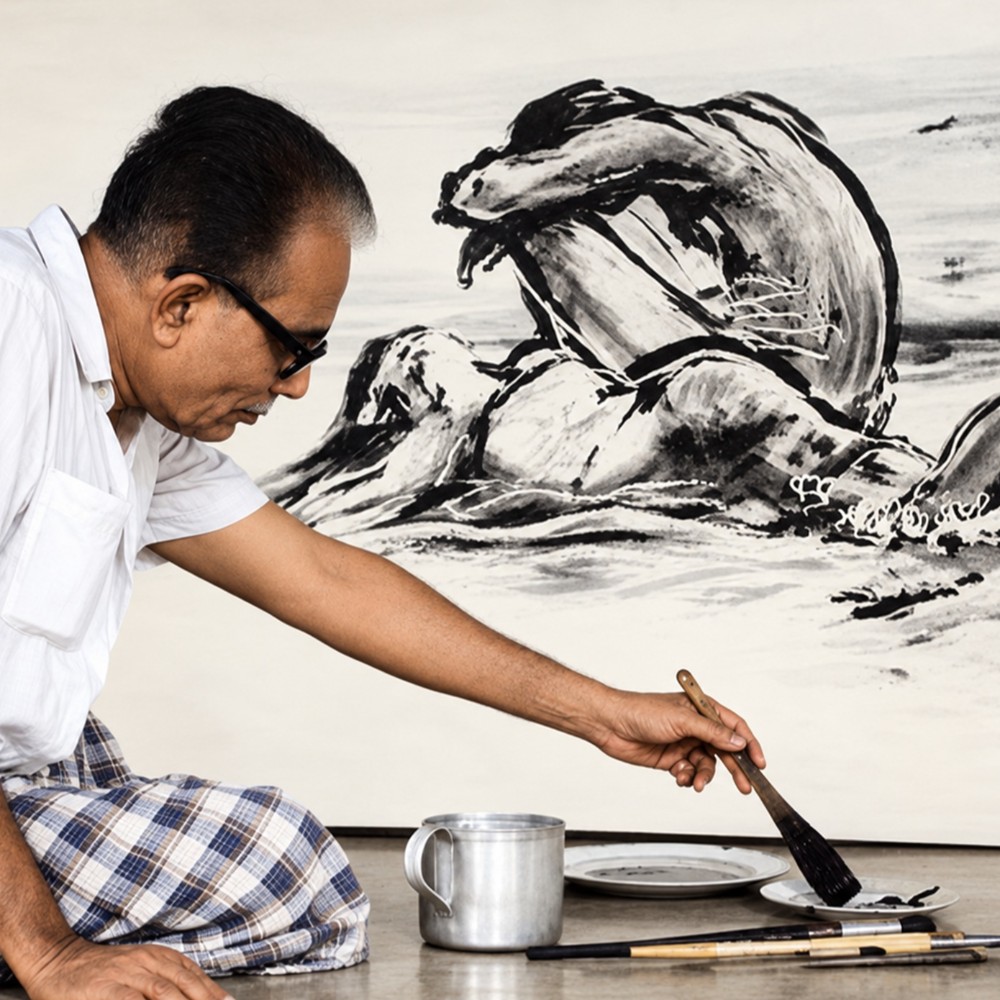 জয়নুল আবেদিন: শিল্পে মানুষের জীবন, ক্ষুধা ও প্রতিবাদ