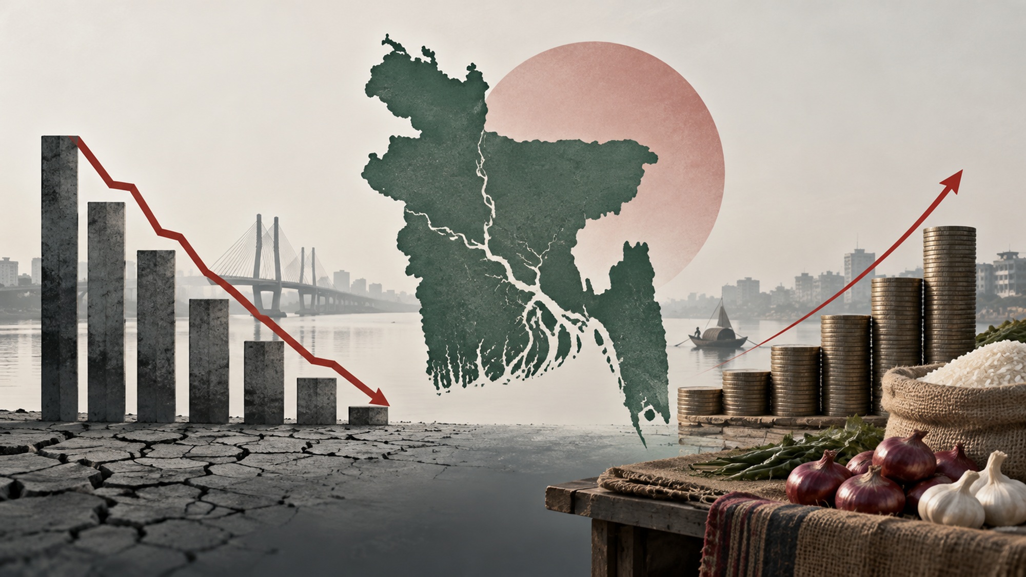 ৩৮ বছরের সর্বনিম্নে নামতে পারে বাংলাদেশের জিডিপি প্রবৃদ্ধি