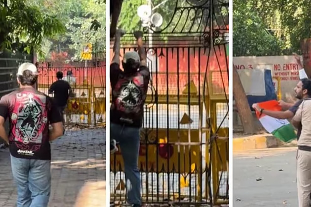 যন্তর মন্তরের গেট টপকাতেই ফের আটক সৌরভ-আশুতোষ